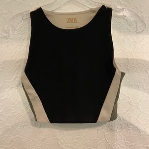 Zara activewear crop